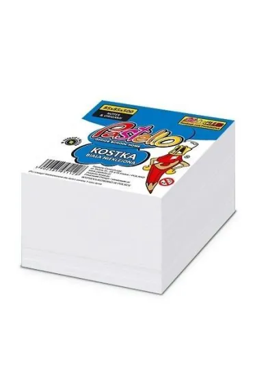 Alfa Pastello Kostka nieklejona ECO bia�a 85x85x50mm