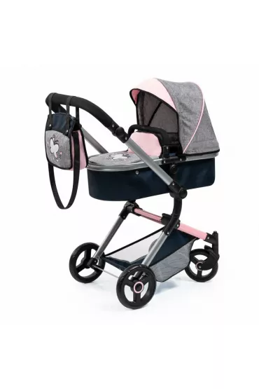 W�zek dla lalek r�owo-szary Neo Vario Bayer