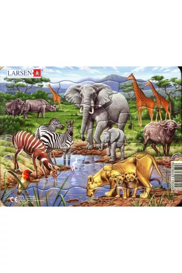 Puzzle 11 el. Zwierz�ta egzotyczne Larsen