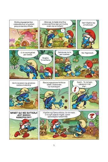 Smerfy Komiks Smerfy i wioska dziewczyn. Kij Wierzby. Tom 5 - Parthoens Luc, Laurent Cagniat, Thierry Culliford