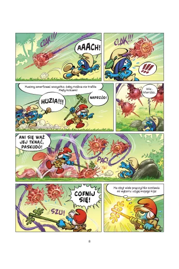 Smerfy Komiks Smerfy i wioska dziewczyn. Kij Wierzby. Tom 5 - Parthoens Luc, Laurent Cagniat, Thierry Culliford