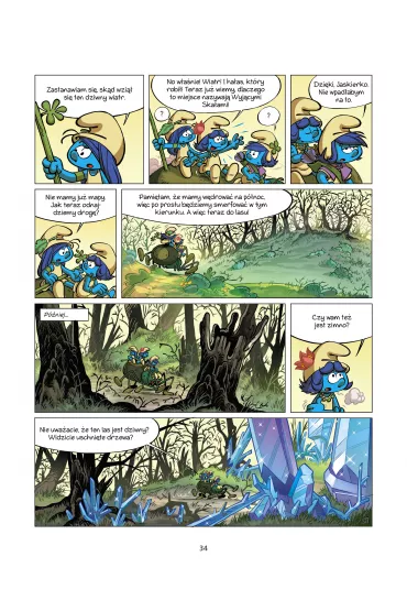 Smerfy Komiks Smerfy i wioska dziewczyn. Kij Wierzby. Tom 5 - Parthoens Luc, Laurent Cagniat, Thierry Culliford