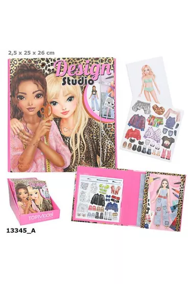 Zestaw Design Studio Top Model w teczce z naklejkami 13345A Depesche