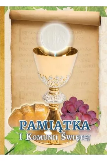Pami�tka Pierwszej Komunii �wi�tej kielich