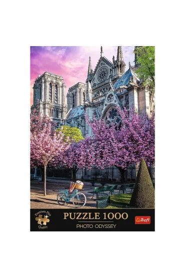 Puzzle 1000 el. Katedra Notre-Dame w Pary�u Trefl