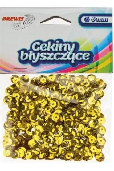 Cekiny b�yszcz�ce B 110 z�oty 8mm, 10g