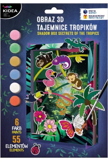 Obraz 3D tajemnice tropik�w Kidea
