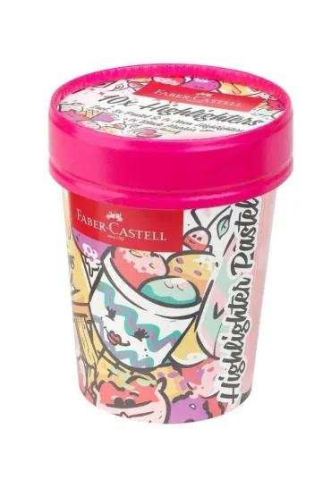 Zakre�lacze Textliner pastel. 10kol FABER CASTELL