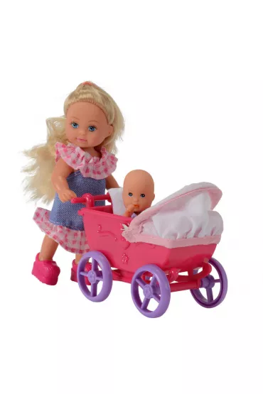 Lalka 12 cm Evi Doll Walk SIMBA 105736214 - Love Evi