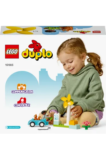LEGO DUPLO Turbina wiatrowa i samoch�d elektryczny 10985