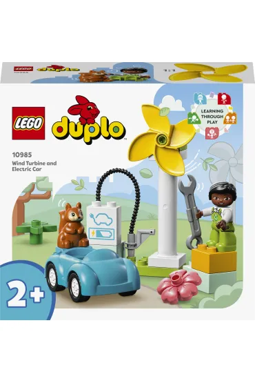 LEGO DUPLO Turbina wiatrowa i samoch�d elektryczny 10985