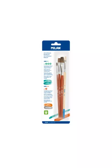 Milan P�dzle serii 121, nr 4, 10, 16 i serii 524, nr 8 4 szt.