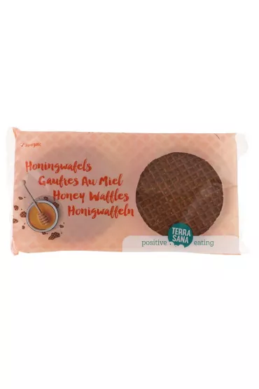 Terrasana Wafelki miodowe 175 g Bio