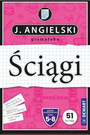 J�zyk angielski. Gramatyka. �ci�gi. Szko�a podstawowa. Klasy 5-8