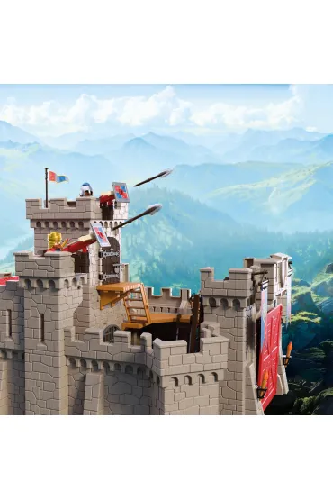 Playmobil Knights Du�y zamek rycerzy herbu Lew 72112