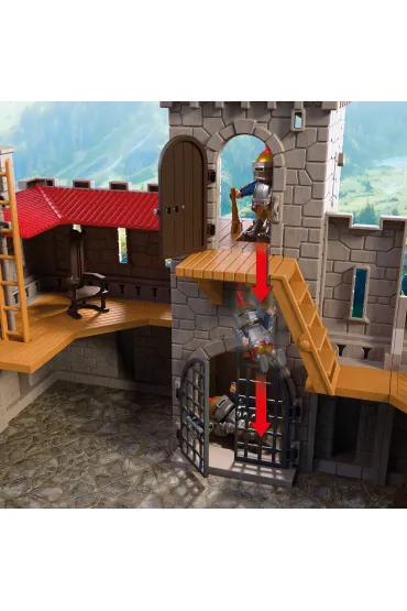 Playmobil Knights Du�y zamek rycerzy herbu Lew 72112
