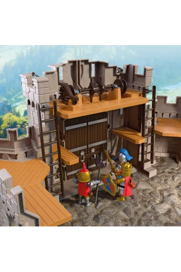 Playmobil Knights Du�y zamek rycerzy herbu Lew 72112