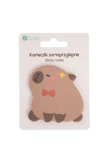 Dalprint Karteczki samoprzylepne Kapibara Muszka 6.2x6cm