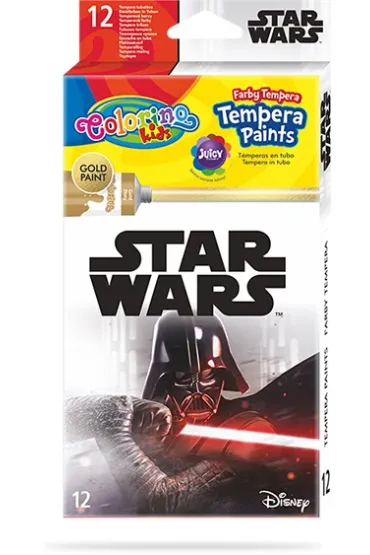 Patio Farby Colorino Kids tempera w tubach 12 ml Star Wars 12 x 12 ml