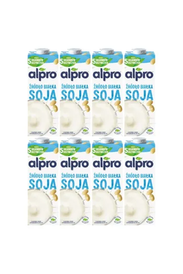 Alpro Nap�j sojowy zestaw 8 x 1000 ml