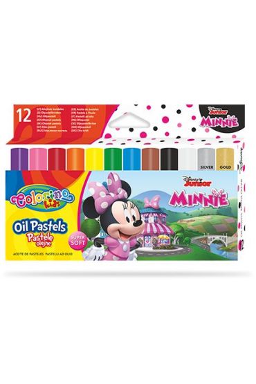 Patio Pastele olejne Colorino Kids trjktne Minnie 12 kolorw