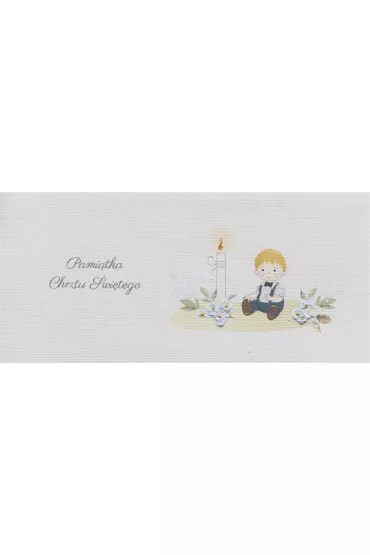 Karnet Chrzest DL C24 - Dziecko ch�opiec