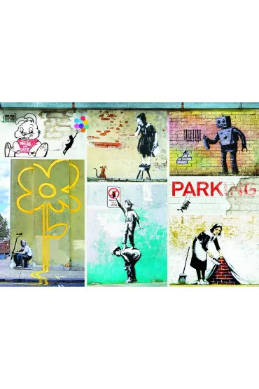 Puzzle 1000 el. Banksy Street Art. Eurographics