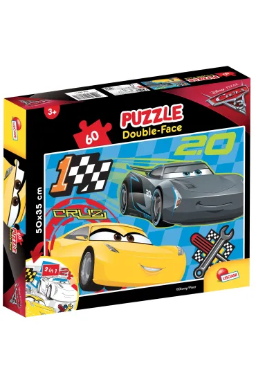 Puzzle 60 el. Double- Face Auta Lisciani