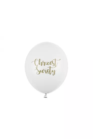 PartyDeco Balony Chrzest �wi�ty Pastel 30cm