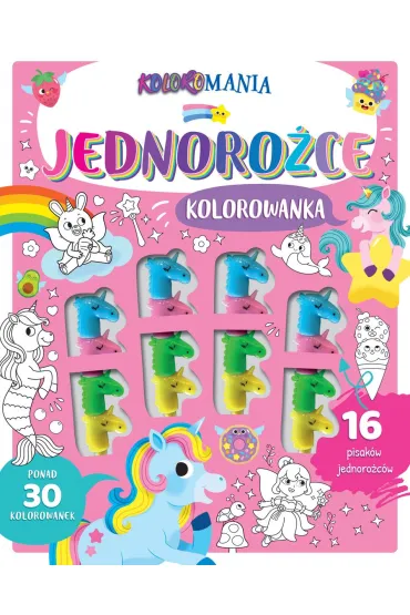 Koloromania. Jednoro�ce. Kolorowanka