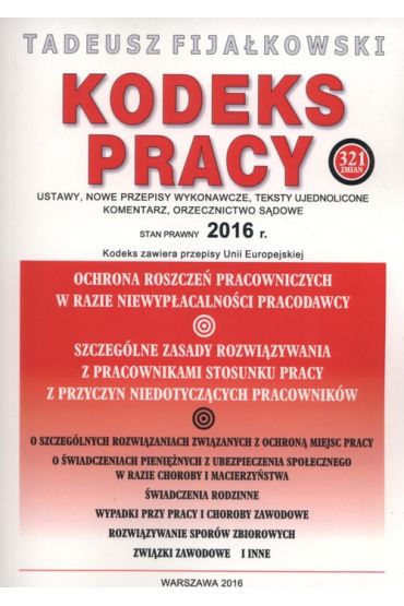 Kodeks pracy 2016