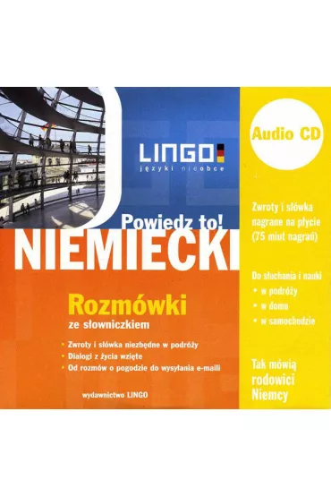 Audiobook NIEMIECKI. Rozm�wki w wersji audio. Powiedz to! mp3 - Dominik Piotr