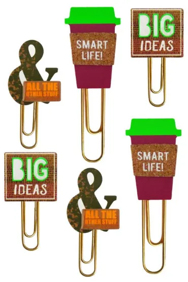 incood. Zestaw spinaczy. Big ideas 6 szt.