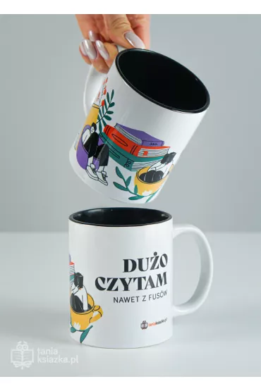TanioKsikowy kubek - Duo czytam. Nawet z fusw 330 ml