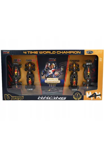 Race formula oracle red bull 4-pk Bburago