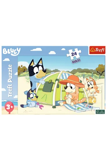 Puzzle maxi 24 el. Wspania�y dzie� Bluey Trefl
