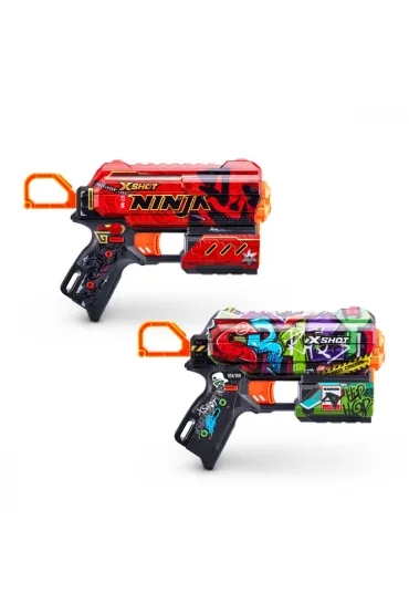 PISTOLET X-SHOT WYRZUTNIA SKINS FLUX STRZALKI ZURU