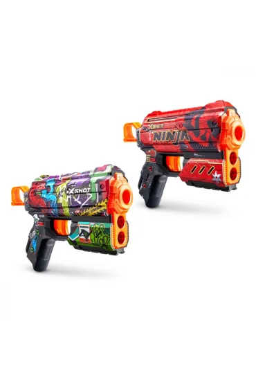 PISTOLET X-SHOT WYRZUTNIA SKINS FLUX STRZALKI ZURU