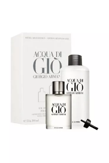 Giorgio Armani Aqua Di Gio  Woda toaletowa spray 50ml + Woda toaletowa wk�ad wymienny 200ml