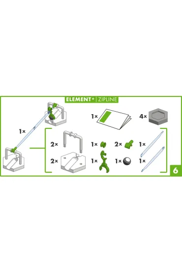 Gravitrax. Dodatek Most linowy Ravensburger