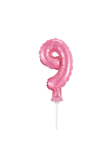 Godan Balon foliowy na patyczku BC-5RO9 Cyfra 9