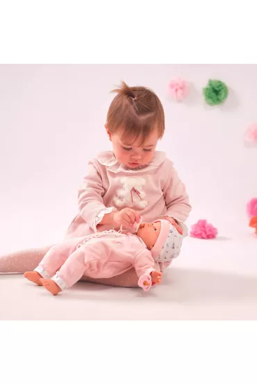 Lalka Bobas Joelle 38cm mi�kki brzuszek dziewczynk Llorens