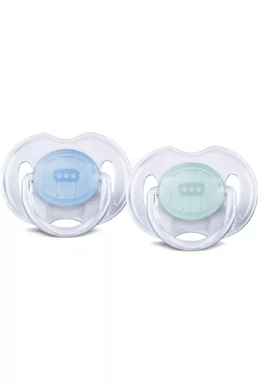 Avent Smoczek do uspokajania silikonowy - transparentny 0-6m 0%bpa
