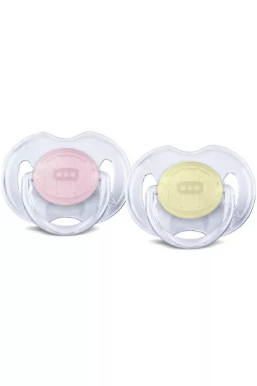 Avent Smoczek do uspokajania silikonowy - transparentny 0-6m 0%bpa