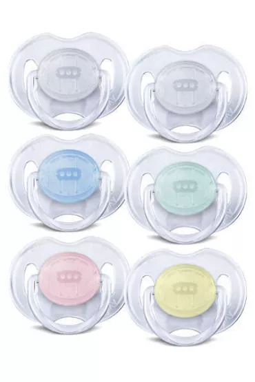 Avent Smoczek do uspokajania silikonowy - transparentny 0-6m 0%bpa