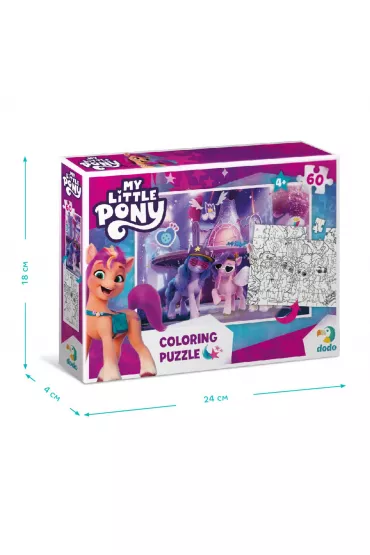 Puzzle 60 el. My Little Pony 2 in 1 Dodo