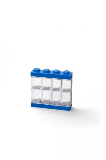 Gablotka na 8 minifigurek LEGO Niebieska