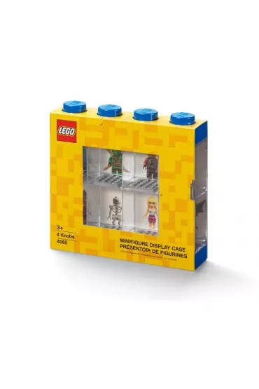 Gablotka na 8 minifigurek LEGO Niebieska