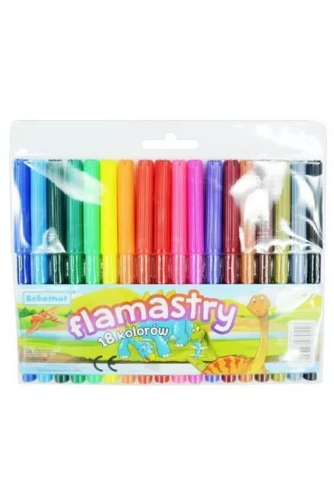 Schemat Flamastry 18 szt.