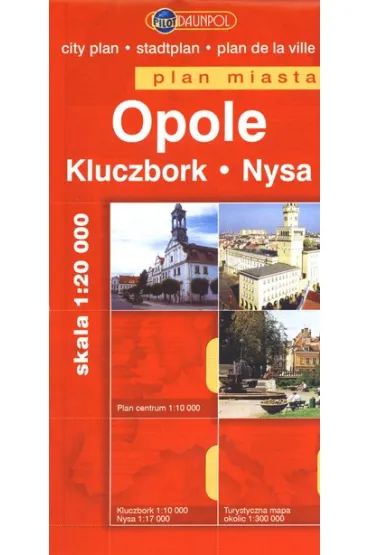 Opole Kluczbork Nysa plan miasta 1:17 000/Europilot//